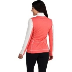 Spyder Savona Zip T-Neck - Women's -Ski Supplies Store fw23 spyder womenssavonaziptneck tropic 2