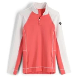 Spyder Savona Zip T-Neck - Women's -Ski Supplies Store fw23 spyder womenssavonaziptneck tropic 3