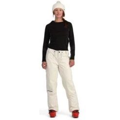 Spyder Seventy Pant - Women's -Ski Supplies Store fw23 spyder womensseventypant vanillaice 3