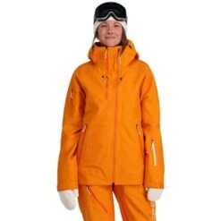 Spyder Solitaire Jacket - Women's 18 Spyder Solitaire Jacket - Women's -Ski Supplies Store fw23 spyder womenssolitairejacket desertsun 1