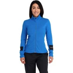 Spyder Speed Full Zip Fleece Jacket - Women's 13 Spyder Speed Full Zip Fleece Jacket - Women's -Ski Supplies Store fw23 spyder womensspeedfullzipzipfleecejacket collegiate 1