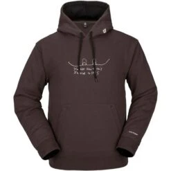 Volcom D.I. Fleece - Men's -Ski Supplies Store fw23 volcom mensdifleece brown 1