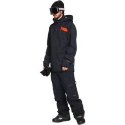 Volcom Guch Stretch Gore Jacket - Men's -Ski Supplies Store fw23 volcom mensguchstretchgorejacket black 3