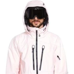 Volcom Guch Stretch Gore Jacket - Men's -Ski Supplies Store fw23 volcom mensguchstretchgorejacket partypink 4