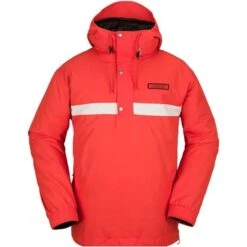 Volcom Longo Pullover - Mens -Ski Supplies Store fw23 volcom menslongopullover orangeshock 1