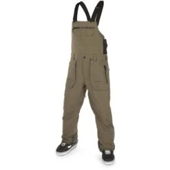 Volcom Rain Gore-Tex Bib Overall - Men's 6 Volcom Rain Gore-Tex Bib Overall - Men's -Ski Supplies Store fw23 volcom mensraingoretexbiboverall darkteak 1