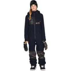 Volcom Romy Snow Suit - Women's -Ski Supplies Store fw23 volcom womensromysnowsuit black 1
