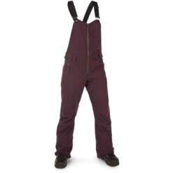 Volcom Swift Bib Overall - Women's 12 Volcom Swift Bib Overall - Women's -Ski Supplies Store fw23 volcom womensswiftbiboverall blackplum 1