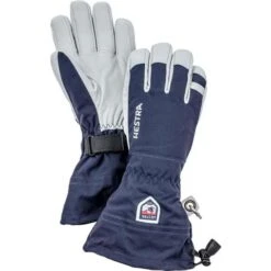 Hestra Army Leather Heli Ski & Snowboard Gloves -Ski Supplies Store hestra army leather heli glove mens navy
