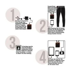 Mens Heated Base Layer Bottom -Ski Supplies Store mens heated baselayer bottom4