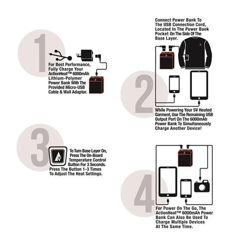 Mens Heated Base Layer Top 4 Mens Heated Base Layer Top - Image 4