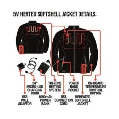 Mens Battery Heated Jacket 6 Mens Battery Heated Jacket -Ski Supplies Store mens heated jacket3