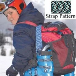 Fast Strap Spring Loaded Ski Boot Strap -Ski Supplies Store peacock fast strap spring loaded ski boot strap 32354