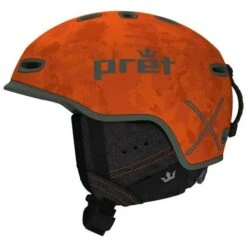 Pret Cynic X2 Helmet -Ski Supplies Store pret cynicx2 orangestorm side main 2223fw