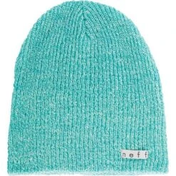 Neff Daily Heather Beanie NF00006 -Ski Supplies Store teal white neff daily heather beanie 31656