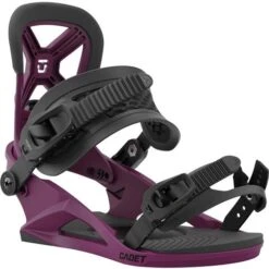 Union Cadet Snowboard Bindings - Youth -Ski Supplies Store un 22 cadet purple front2233