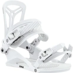 Union Rosa Snowboard Bindings - Women's 5 Union Rosa Snowboard Bindings - Women's -Ski Supplies Store un 22 rosa white front 2223