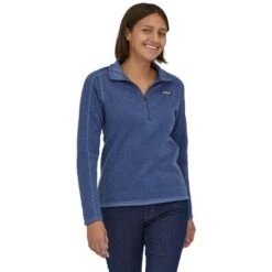 Patagonia Better Sweater 1/4 Zip - Women's -Ski Supplies Store wbf2223 25618 cubl kr1