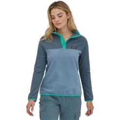 Women's Patagonia Micro D Snap-T Pullover -Ski Supplies Store wbf2223 26020 ltpg slj1