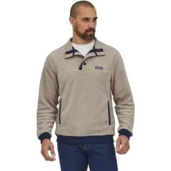Patagonia Shearling Button P/O - Men's (26140) -Ski Supplies Store wbf2223 26140 nat vr1
