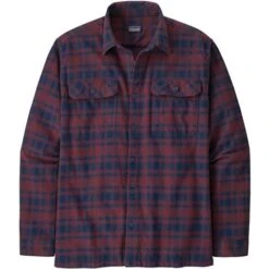 Patagonia L/S Organic Cotton Midweight Fjord Flannel Shirt - Men's (42400) -Ski Supplies Store wbf2223 42400 clsq