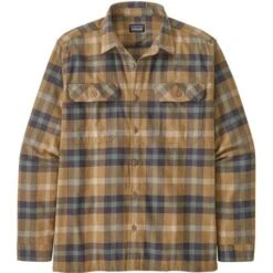 Patagonia L/S Organic Cotton Midweight Fjord Flannel Shirt - Men's (42400) -Ski Supplies Store wbf2223 42400 form