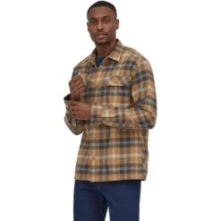 Patagonia L/S Organic Cotton Midweight Fjord Flannel Shirt - Men's (42400) -Ski Supplies Store wbf2223 42400 form tl1