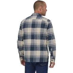 Patagonia L/S Organic Cotton Midweight Fjord Flannel Shirt - Men's (42400) -Ski Supplies Store wbf2223 42400 losm zt2