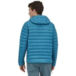 Patagonia Men's Down Sweater Hoody With Net Plus - 84702 -Ski Supplies Store wbf2223 84702 wavb pl2