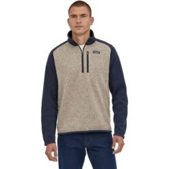 Patagonia Better Sweater 1/4 Zip - Men's -Ski Supplies Store wbs2223 25523 ortn kt1