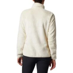 Columbia Fire Side II Sherpa Full Zip - Women's -Ski Supplies Store wcolumbia firesideiisherpafz chalk back